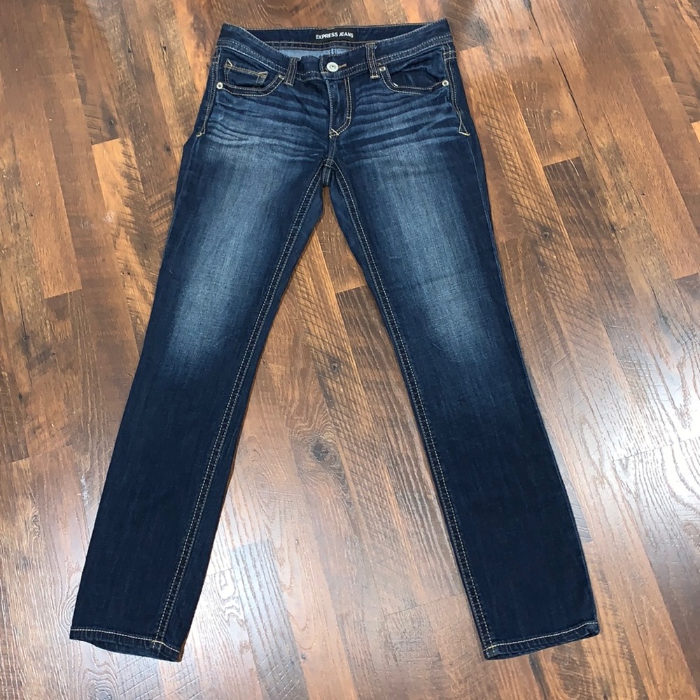 Express Skinny Low Rise Jeans - Picture 1 of 4